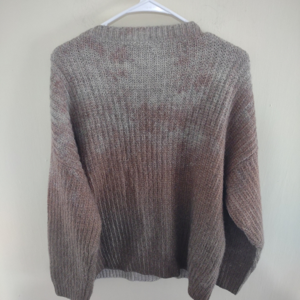 Davi & Dani Cozy Pullover Sparkly Sweater Medium Ombre Dolman Sleeve Warm Boho - Picture 6 of 6